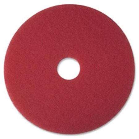 SEATSOLUTIONS Buffer Pad; Removes Scuff Marks; 20 in.; 5-CT; Red SE524496